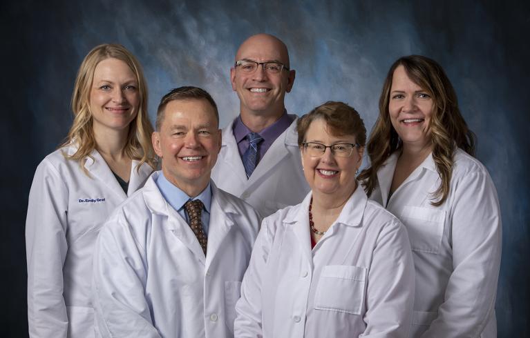 HFM Spine Clinic includes experts from orthopaedic spine surgery, pain management, physiatry, chiropractic care, rehabilitation therapy and a medical-based wellness facility. 


Pictured from left to right (top): Dr. Emily Graf, Derek Bown, DC, Kimberly Williams, APNP

Pictured from left to right (bottom): Dr. Richard Manos and Dr. Margaret Klatt
