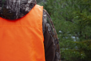 orange hunting vest