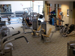 Wellness Center workout area